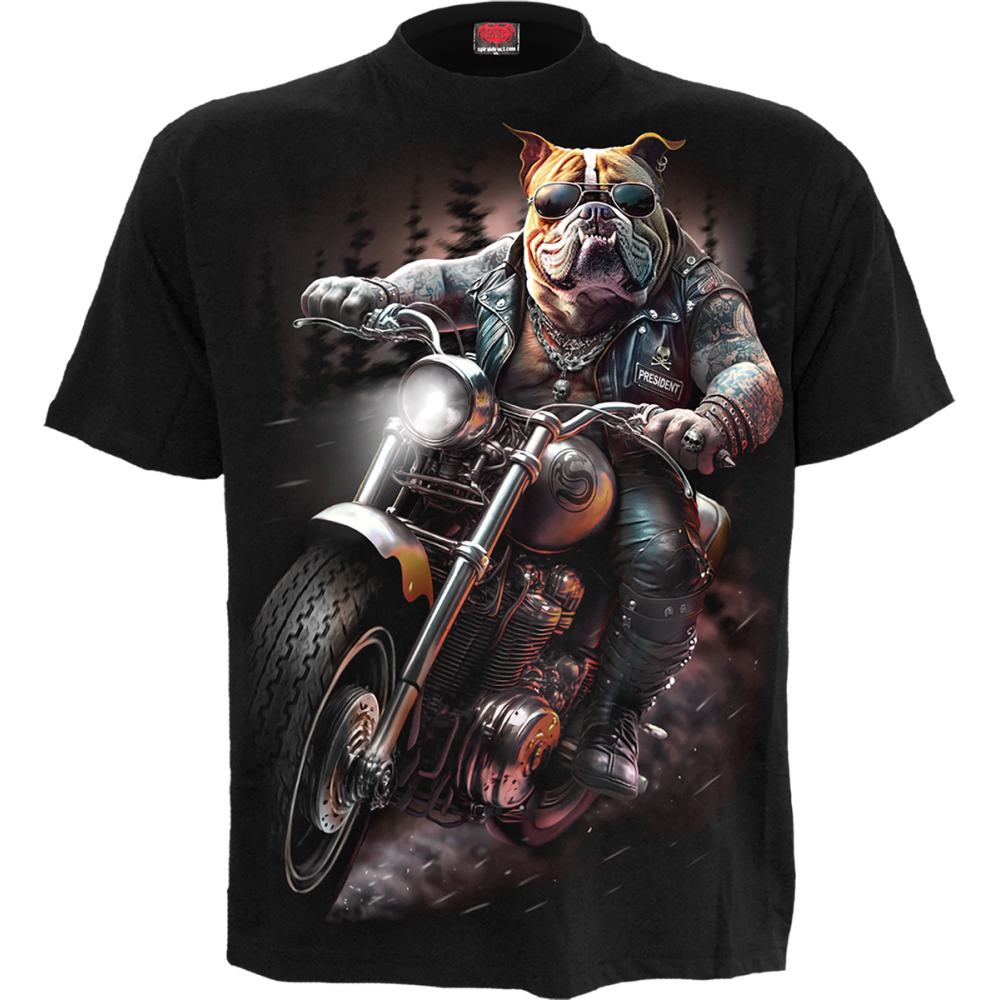 Spiral - Top Dog Mens T-shirt - Black